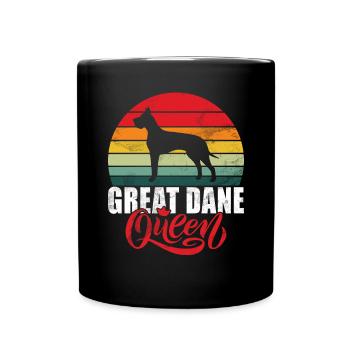 Cadeaux de Dogue allemand - Mug uni - noir - Devant