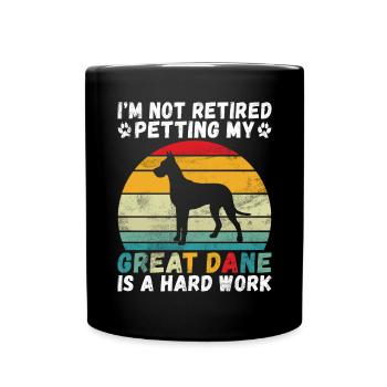 Great Dane Gifts - Tasse einfarbig - Schwarz - Vorne