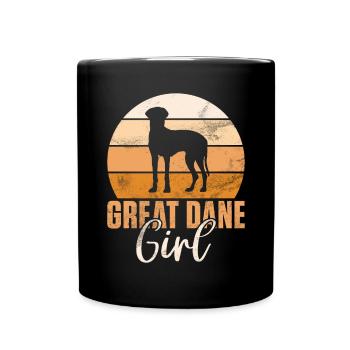Great Dane Gifts - Tasse einfarbig - Schwarz - Vorne