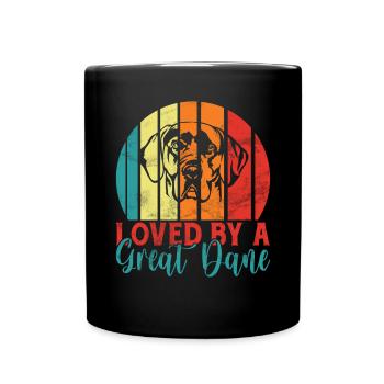 Great Dane Gifts - Tasse einfarbig - Schwarz - Vorne