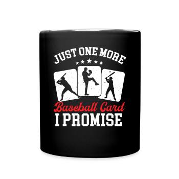 Funny Trader Men Collector Just One More Baseball - Mug uni - noir - Devant