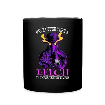 Plague Doctor Halloween pest doktor Maske - Tasse einfarbig - Schwarz - Vorne
