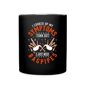 Cornemuses - Mug uni - noir - Devant