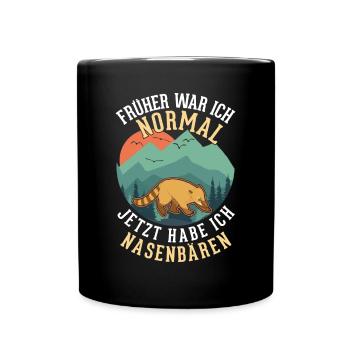 I used to be normal Now I have coatis - Full Colour Mug - black - Front