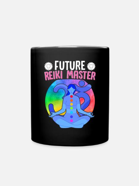 Future Reiki Master Japan Heilkunst - Tasse einfarbig - Schwarz