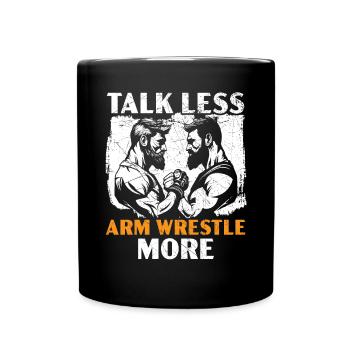 Arm Wrestling Trainer Arm Wrestler Wrist Wrestler - Mug uni - noir - Devant