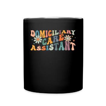 Groovy Home Care Assistant Medical - Full Colour Mug - black - Front