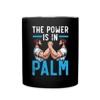 Arm Wrestling Trainer Arm Wrestler Wrist Wrestler - Full Colour Mug - black - Front