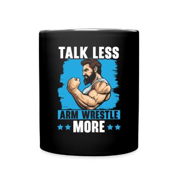 Arm Wrestling Trainer Arm Wrestler Wrist Wrestler - Mug uni - noir - Devant