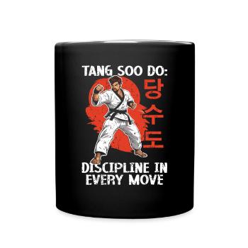 Tang Soo Do Karate Kampfkunst Kampfkünstler - Tasse einfarbig - Schwarz - Vorne