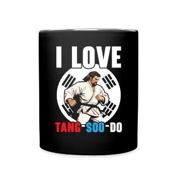 Tang Soo Do Karate Kampfkunst Kampfkünstler - Tasse einfarbig - Schwarz - Vorne