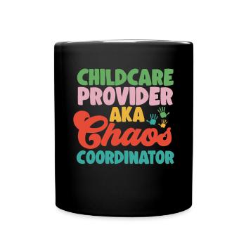 Childcare Teacher Educator - Full Colour Mug - black - Front