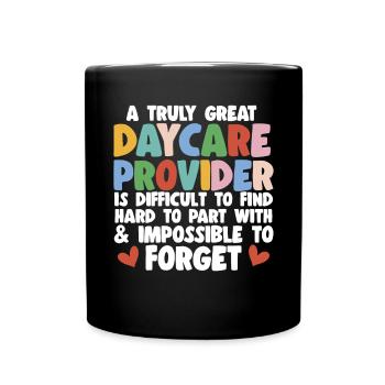 Childcare Teacher Educator - Full Colour Mug - black - Front