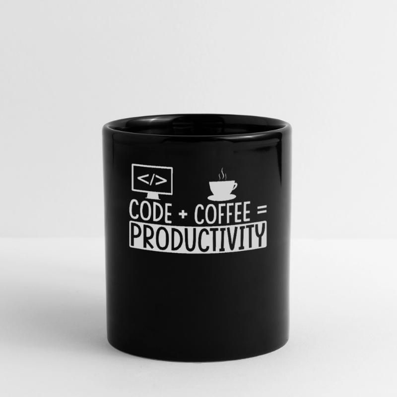 Coder Kaffee Geschenk Tasse einfarbig