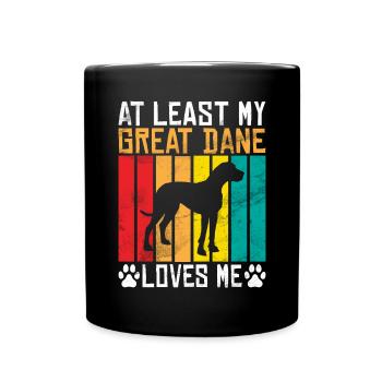 Great Dane Gifts - Tasse einfarbig - Schwarz - Vorne