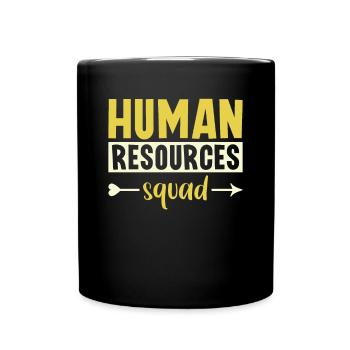 Human Resources Squad - HR Management - Full Colour Mug - black - Front
