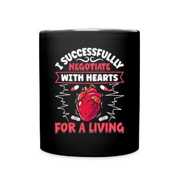 Nursing Assistent Design - Tasse einfarbig - Schwarz - Vorne