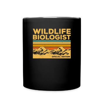 Vintage Wildlife Biologist Sonderausgabe Biologie - Tasse einfarbig - Schwarz - Vorne