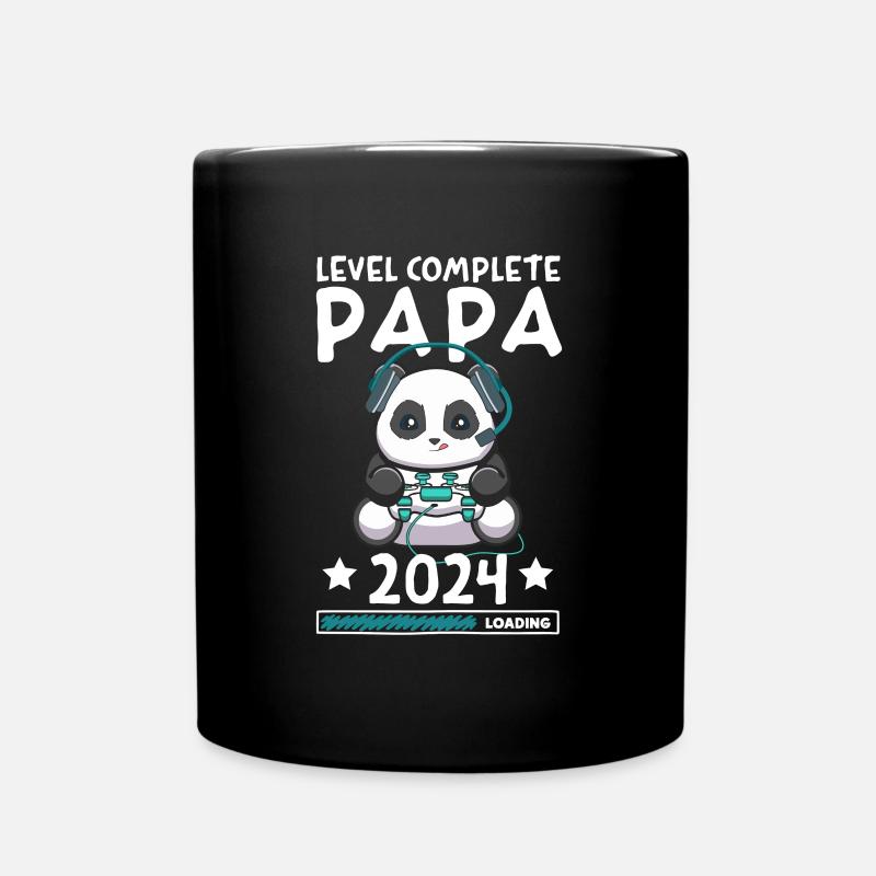 Level Complete PAPA 2024 - Tasse einfarbig - Schwarz