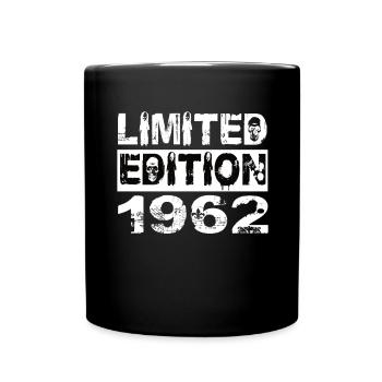 Limited Edition 1962 Geburtstag 1962 Geburtstag - Tasse einfarbig - Schwarz - Vorne