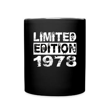 Limited Edition 1978 Geburtstag 1978 Geburtstag - Tasse einfarbig - Schwarz - Vorne