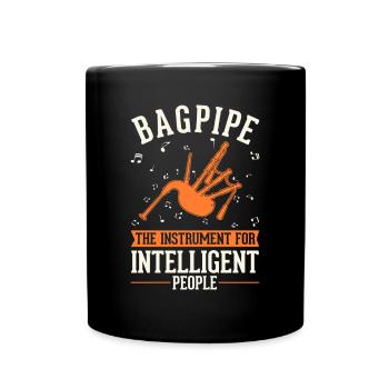 Cornemuses - Mug uni - noir - Devant