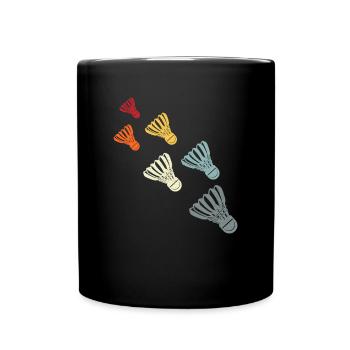 Badminton - Tasse einfarbig - Schwarz - Vorne