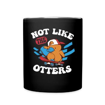 Platypus Schnabeltier - Tasse einfarbig - Schwarz - Vorne
