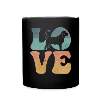 Chien Limier - Mug uni - noir - Devant