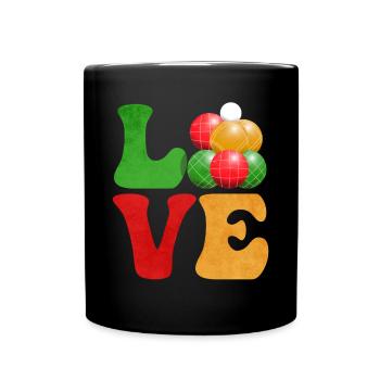 Boccia Ball - Full Colour Mug - black - Front