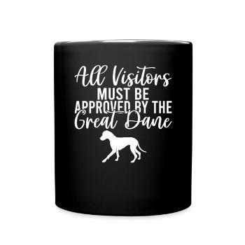 Great Dane Gifts - Full Colour Mug - black - Front