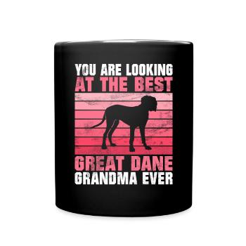 Great Dane Gifts - Tasse einfarbig - Schwarz - Vorne
