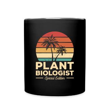 Vintage Pflanzenbiologe Sonderausgabe Botanik - Tasse einfarbig - Schwarz - Vorne
