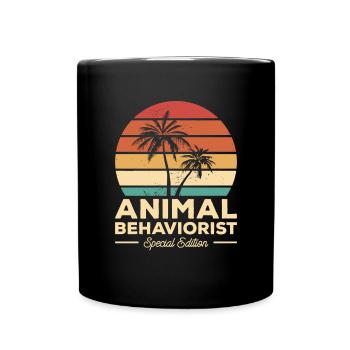 Vintage Animal Behaviorist Sonderausgabe - Tasse einfarbig - Schwarz - Vorne