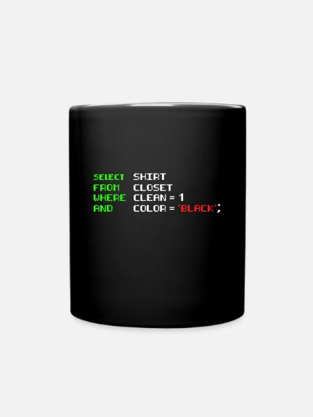 Software-Ingenieure Lustiger Witz Programmierung Codierung - Tasse einfarbig - Schwarz