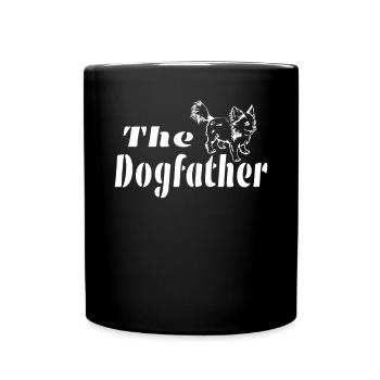 Hund Chihuahua Hundebesitzer Gechenkidee - Tasse einfarbig - Schwarz - Vorne