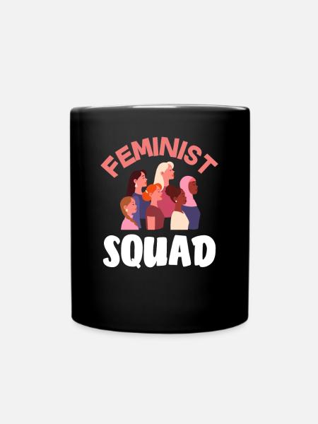 Feminismus Feministin - Tasse einfarbig - Schwarz