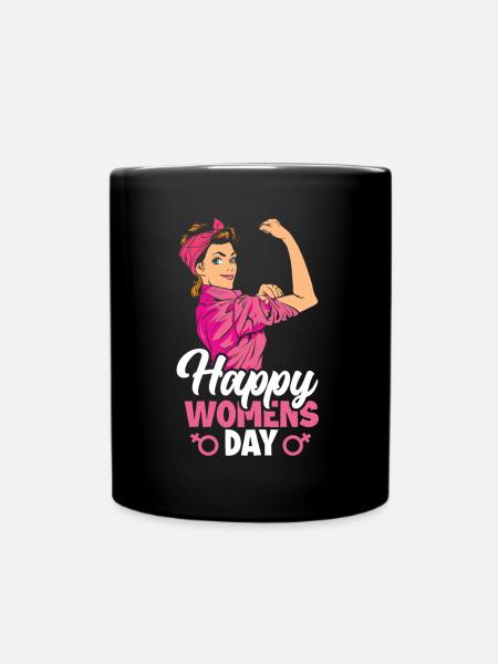 Feminismus Feministin - Tasse einfarbig - Schwarz