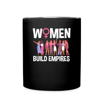 Feminismus Feministin - Tasse einfarbig - Schwarz - Vorne