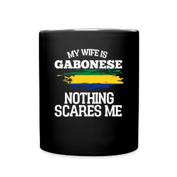 Gabon Wife - Full Colour Mug - black - Front