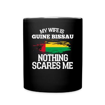 Guinea Bissau Ehefrau - Tasse einfarbig - Schwarz - Vorne