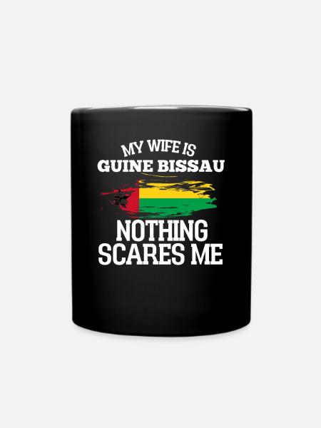 Guinea Bissau Ehefrau - Tasse einfarbig - Schwarz