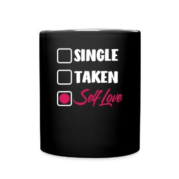 Feminismus Feministin - Tasse einfarbig - Schwarz - Vorne