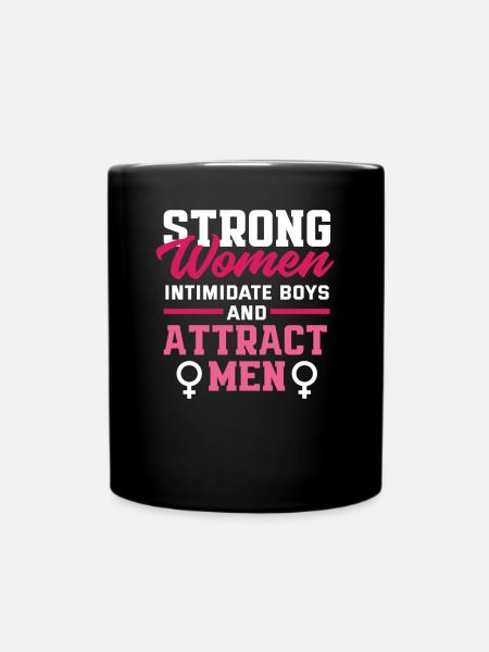 Feminismus Feministin - Tasse einfarbig - Schwarz