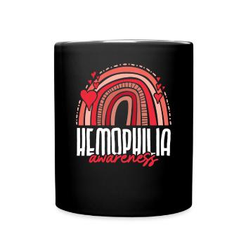 Hemophilie Warrior Disorder Sensibilisation à l’hémophilie - Mug uni - noir - Devant