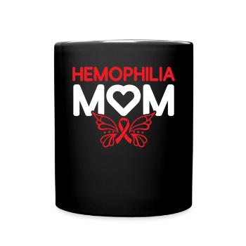 Hämophilie-Krieger-Störung Hämophilie-Bewusstsein - Tasse einfarbig - Schwarz - Vorne