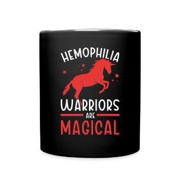 Hämophilie-Krieger-Störung Hämophilie-Bewusstsein - Tasse einfarbig - Schwarz - Vorne
