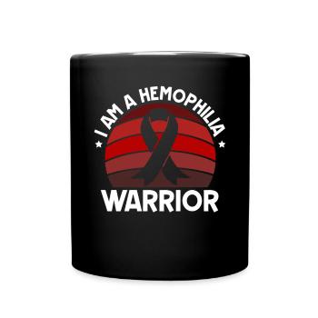 Hemophilia Warrior Disorder Sensibilisation à l’hémophilie - Mug uni - noir - Devant