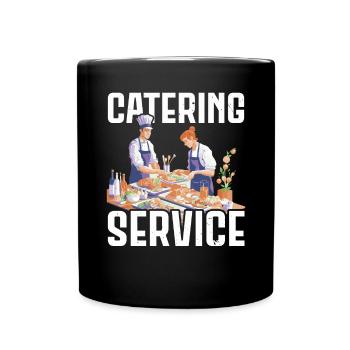 Service traiteur Traiteur Chef cuisinier Serveur - Mug uni - noir - Devant