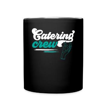 Service traiteur Restauration Chef serveur - Mug uni - noir - Devant